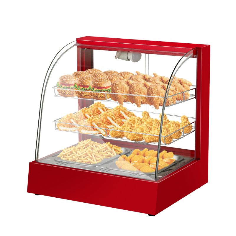 Snacks Food Warmer - ตู้โชว์อุ่นอาหารไฟฟ้าสำหรับร้านอาหาร ตู้โชว์อุ่นพาย ตู้โชว์อุ่นอาหารสำหรับเครื่องขายขนม