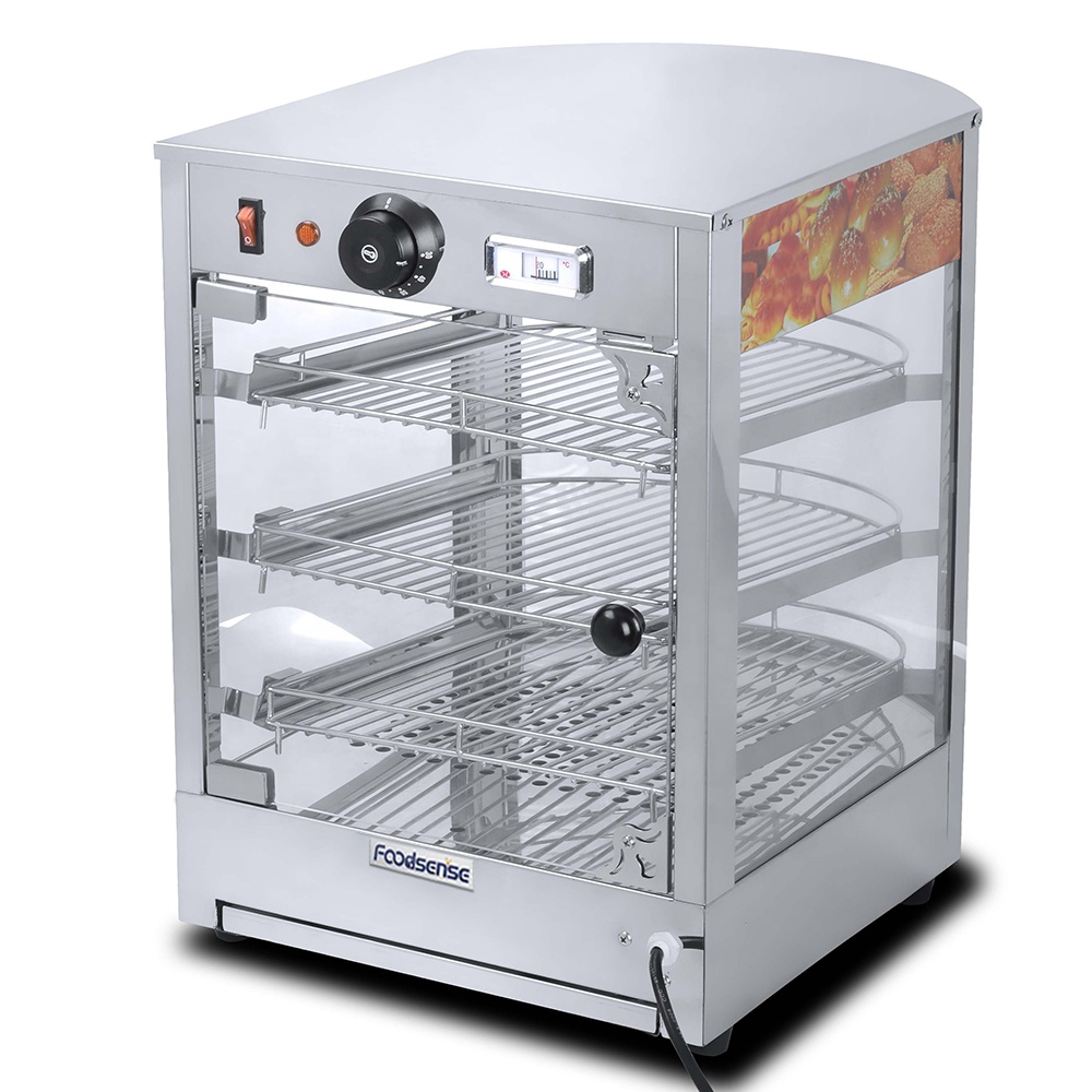 Snacks Food Warmer - ตู้โชว์อุ่นอาหารสำหรับขนมปัง ไก่ทอด พิซซ่า และอาหารร้อนอื่นๆ
