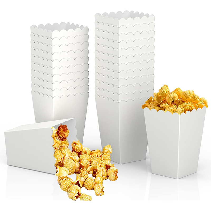 Food Snacks For Kids Party - 12 ชิ้นกระดาษ Candy กล่อง Popcorn กล่อง