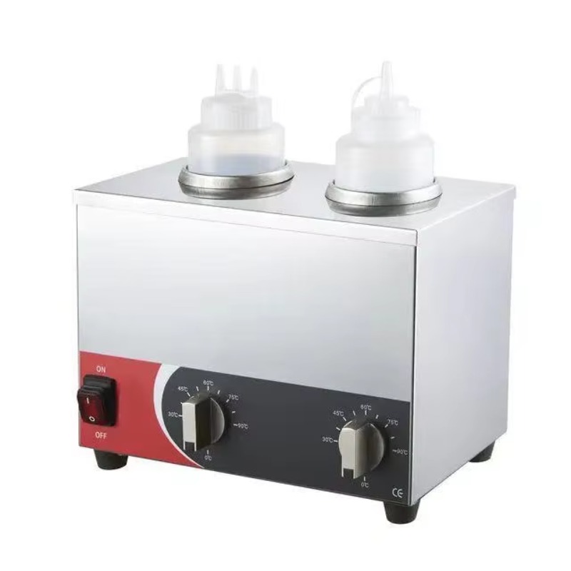 Snacks Food Warmer - เครื่องอุ่นช็อกโกแลตร้อนและซอสปรุงรส 220V-240V เครื่องอุ่นแยม เสียงเบา ผลิตจากสแตนเลสเกรดอาหาร เครื่องทำขนม