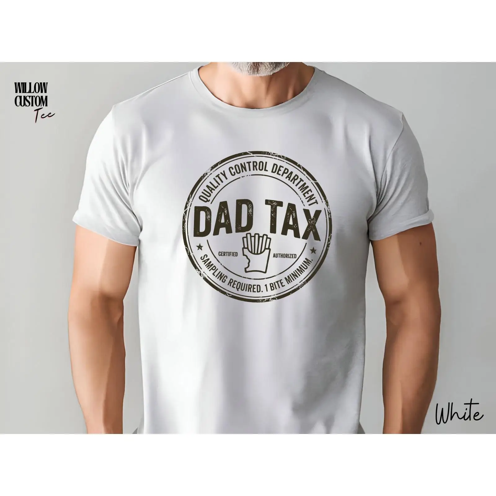 Foody Snacks - เสื้อยืด Dad Tax ลายตลกสำหรับคนรักอาหาร ขำขัน ของขวัญวันพ่อ