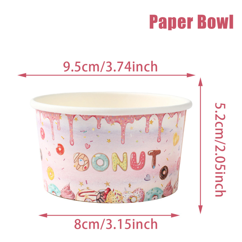 5-50 ชิ้น/แพ็คถ้วยไอศกรีมกระดา - Food Snacks For Kids Party บทวิจารณ์และราคา