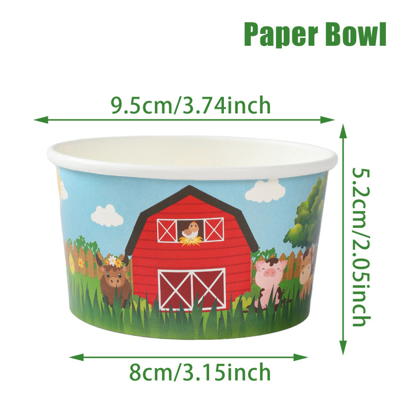 5-50 ชิ้น/แพ็คถ้วยไอศกรีมกระดา - Food Snacks For Kids Party บทวิจารณ์และราคา