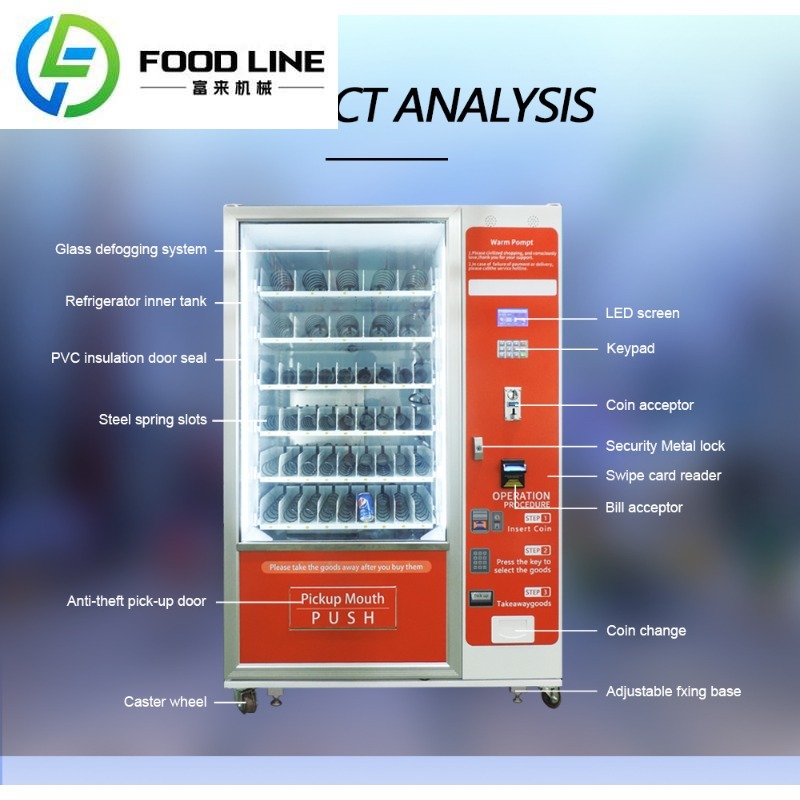 ตู้จำหน่ายสินค้าอัตโนมัติแบบกำ - Food Drink Snacks บทวิจารณ์และราคา