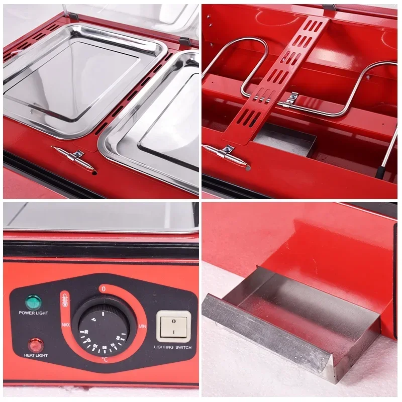 ตู้โชว์อาหารอุ่น 3 ชั้น ขายดีท - Snacks Food Warmer บทวิจารณ์และราคา