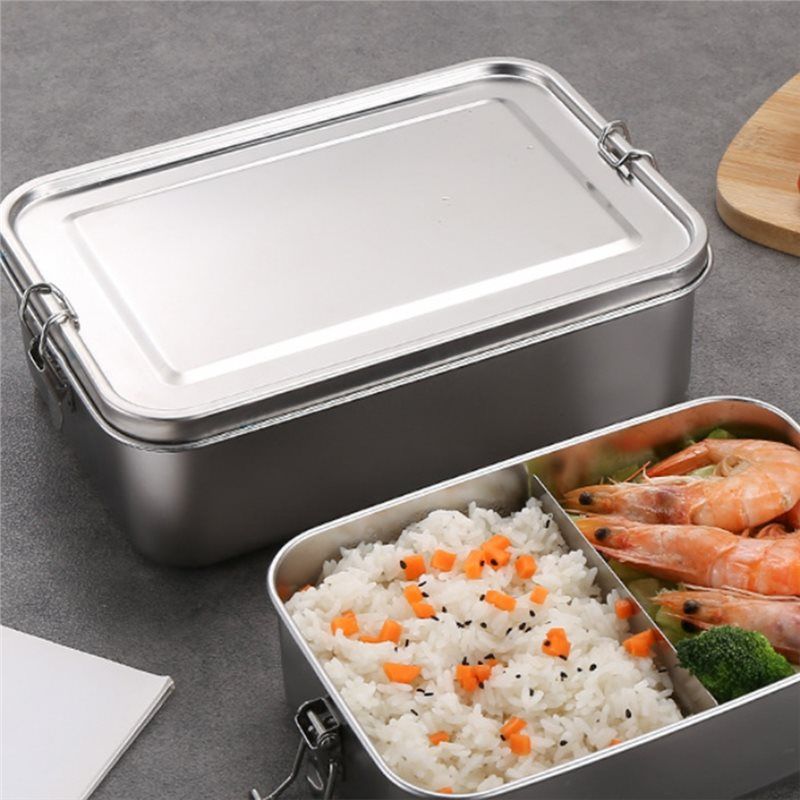 AEE2-กล่องเบนโตะสแตนเลส กล่องอ - Food Snacks For School บทวิจารณ์และราคา