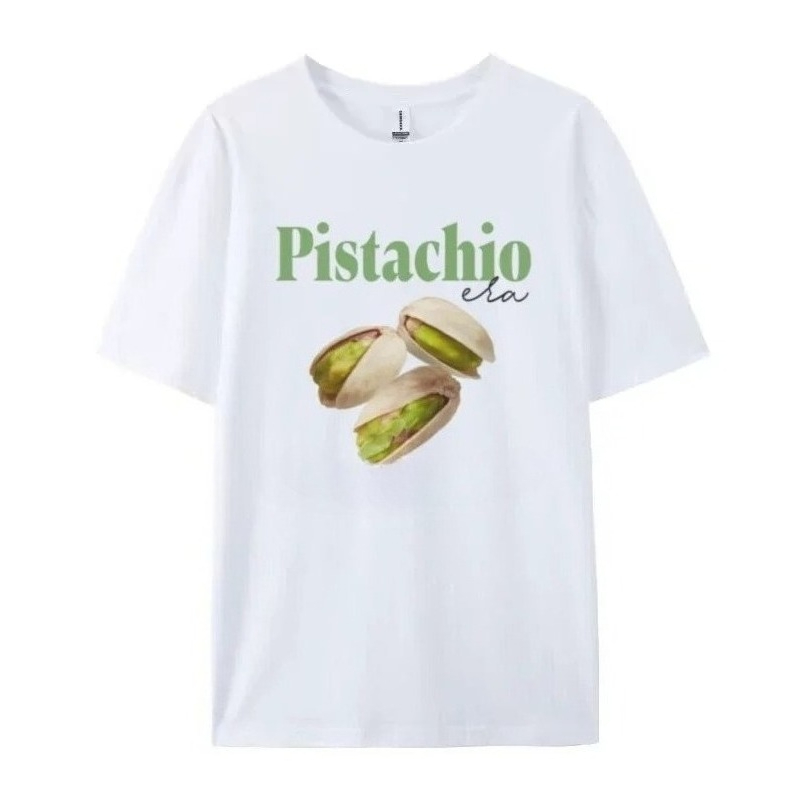 เสื้อยืดพิมพ์ลายพิสตาชิโอ สไตล - Foody Snacks บทวิจารณ์และราคา