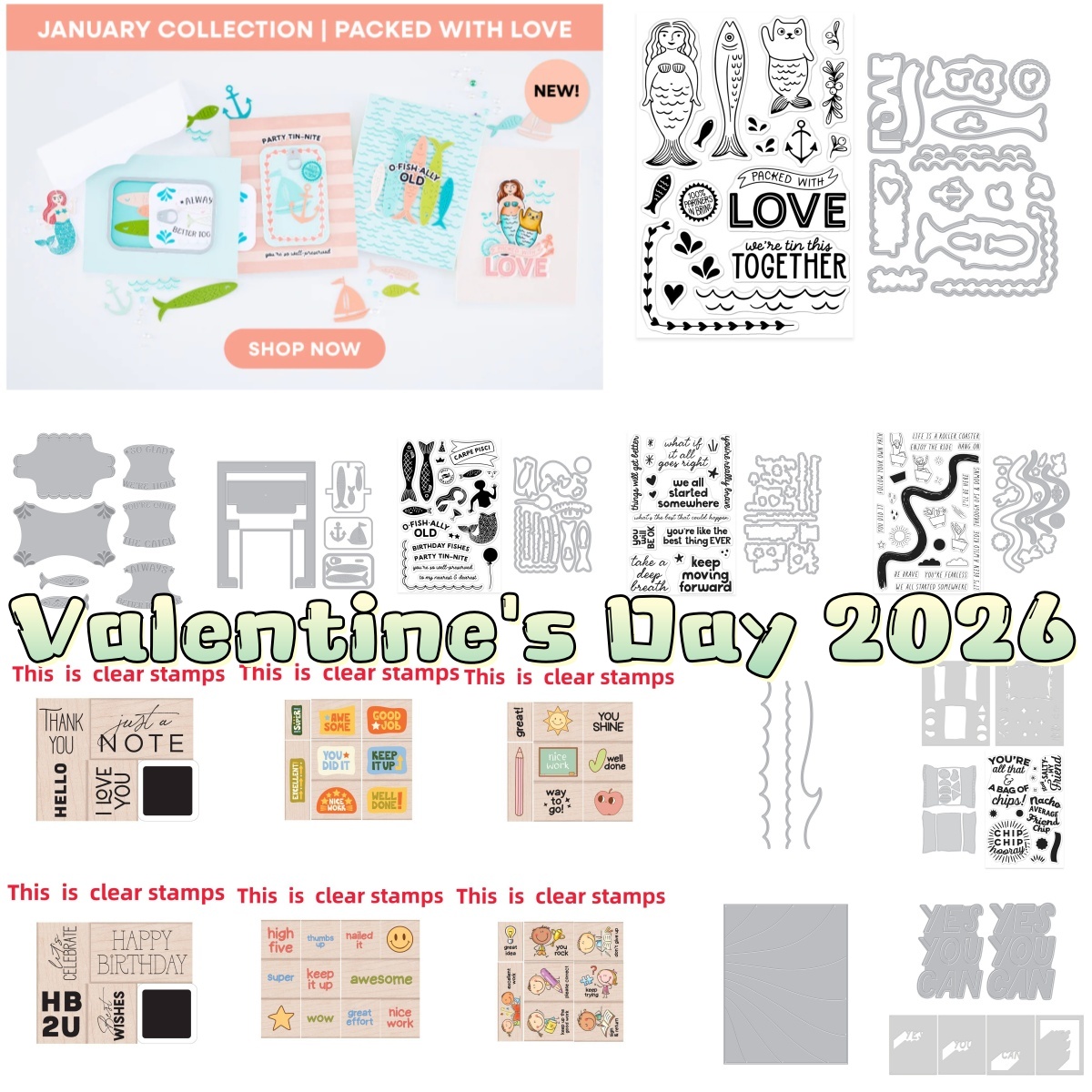 แม่พิมพ์ตัดโลหะลายคลื่น Love W - Food Stamps Snacks บทวิจารณ์และราคา