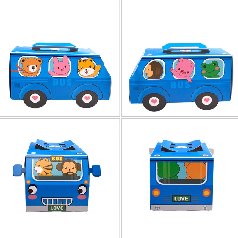 6PCS ของขวัญกล่องบรรจุภัณฑ์เค้ - Food Snacks For Kids Party บทวิจารณ์และราคา