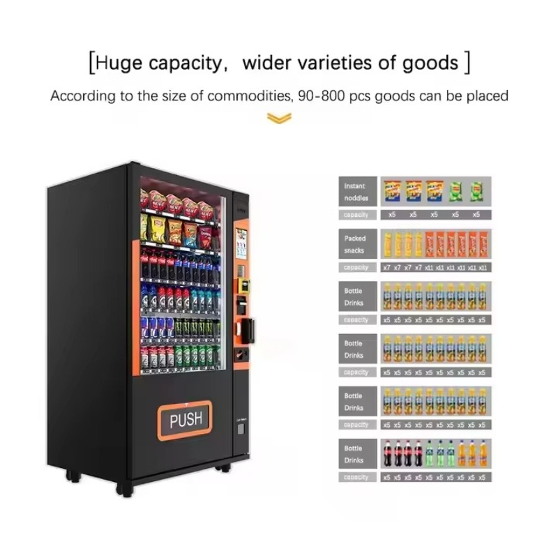ตู้จำหน่ายสินค้าอัตโนมัติแบบสั - Food Drink Snacks บทวิจารณ์และราคา