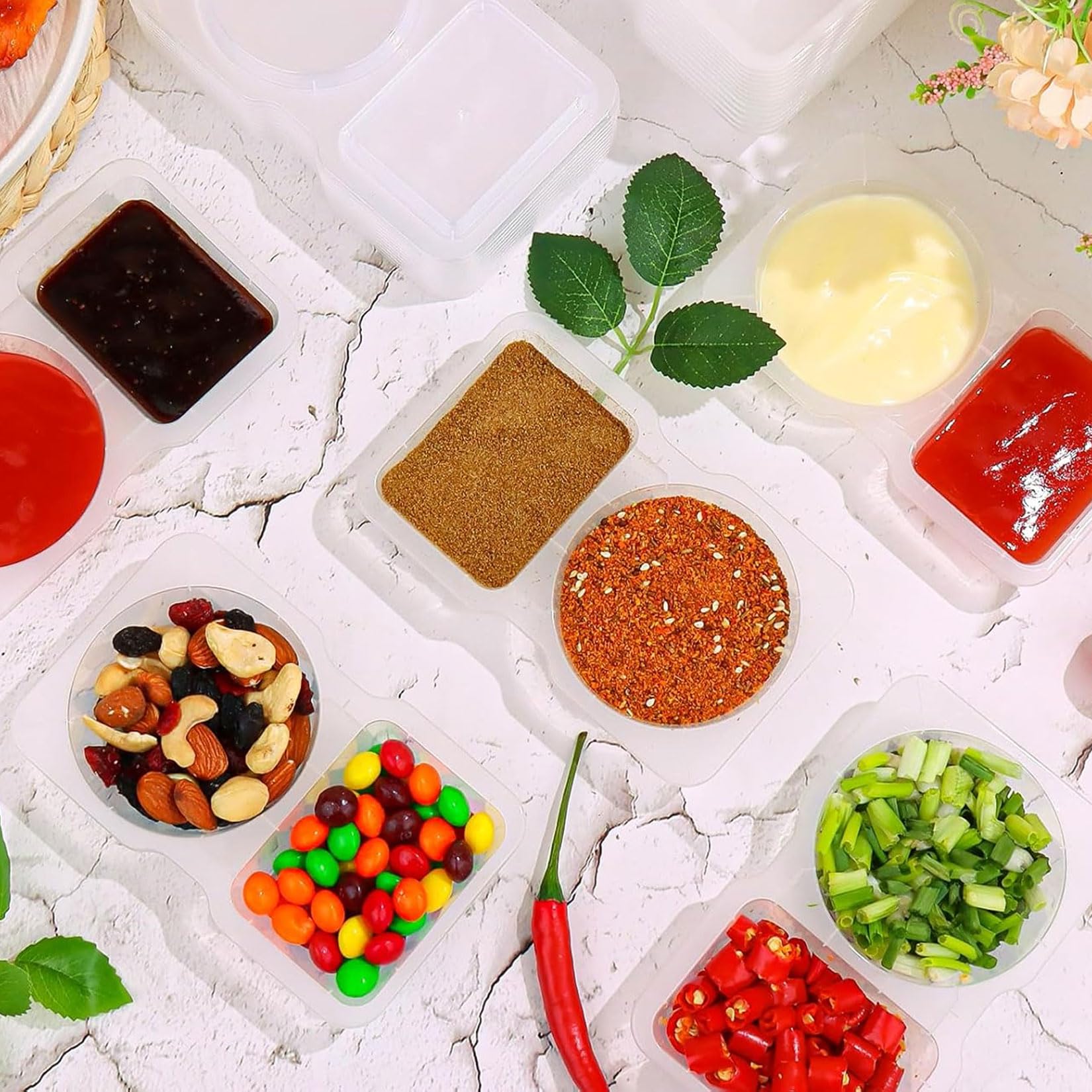 กล่องพลาสติกใสแบบใช้ครั้งเดียว - Food Snacks For Kids Party บทวิจารณ์และราคา