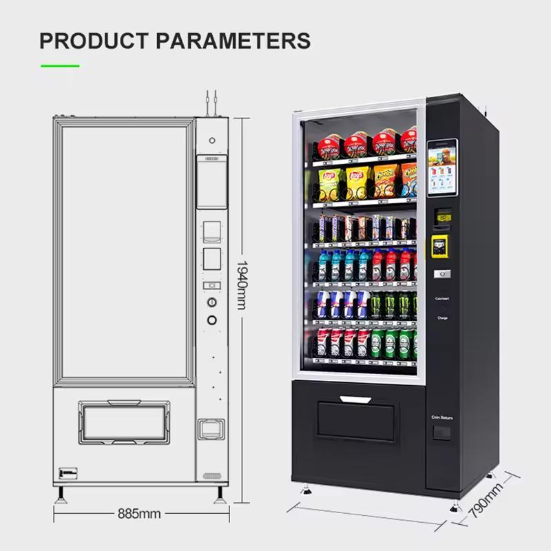 ตู้จำหน่ายสินค้าอัตโนมัติแบบคล - Food Drink Snacks บทวิจารณ์และราคา
