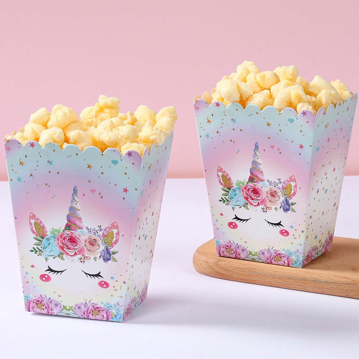 กล่องป๊อปคอร์นกระดาษลูกกวาด8ชิ - Food Snacks For Kids Party บทวิจารณ์และราคา