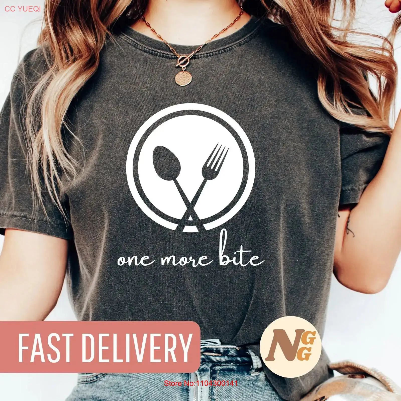 เสื้อยืด Foodie ลาย Bite Food  - Foody Snacks บทวิจารณ์และราคา