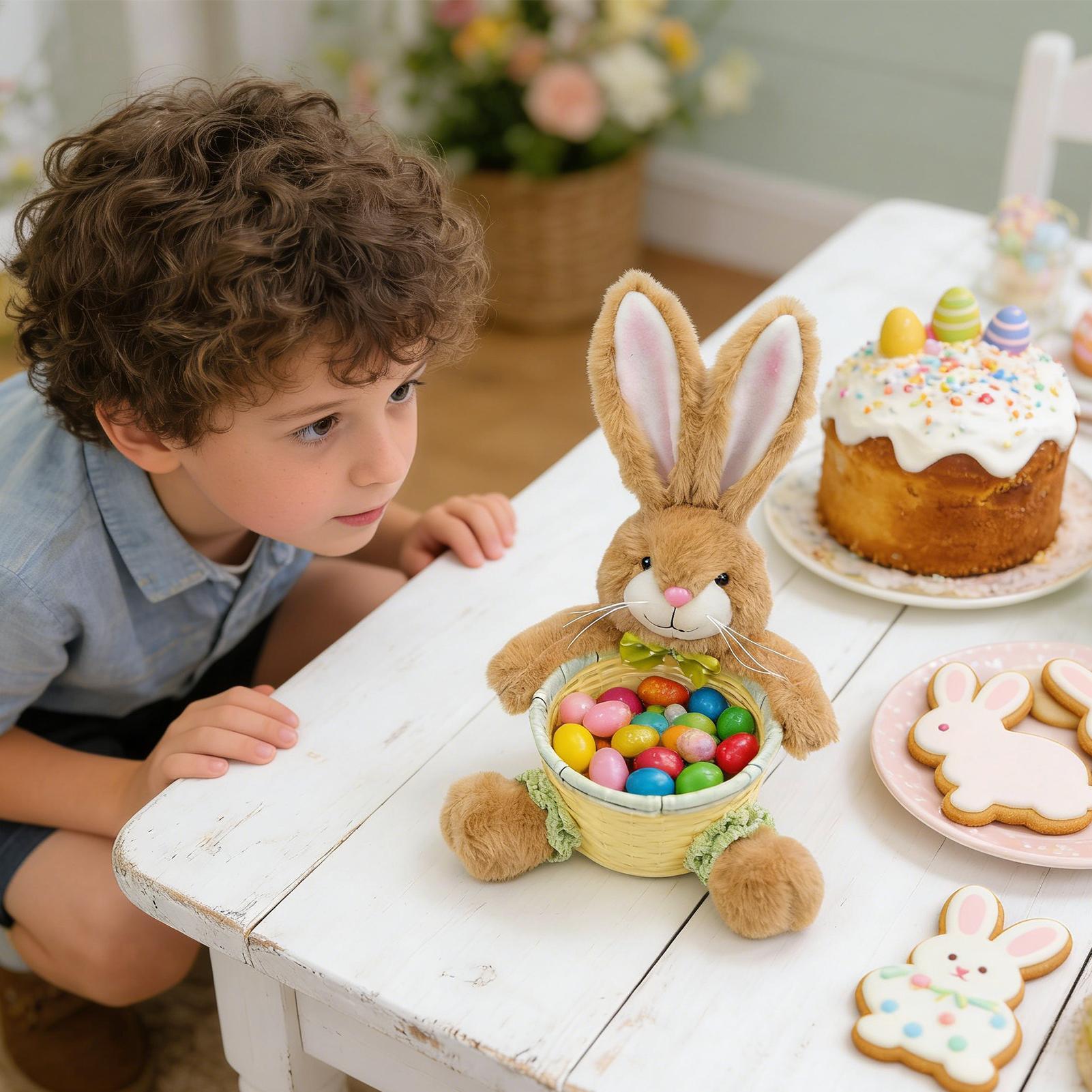 ตะกร้ากระต่ายอีสเตอร์ ตะกร้าเก - Food Snacks For Kids Party บทวิจารณ์และราคา