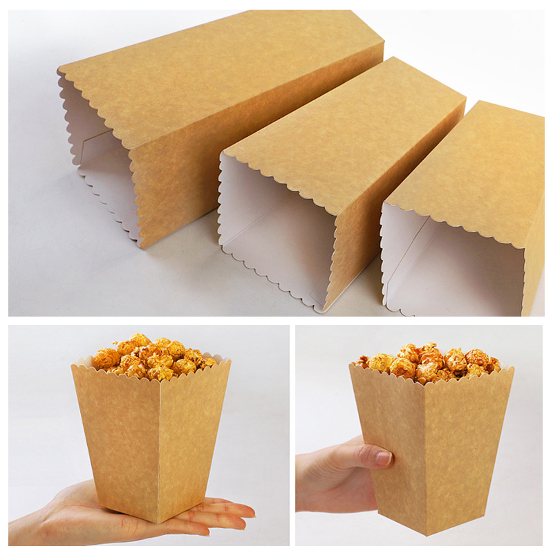 24 ชิ้น/ล็อตกระดาษคราฟท์กล่องป - Food Snacks For Kids Party บทวิจารณ์และราคา