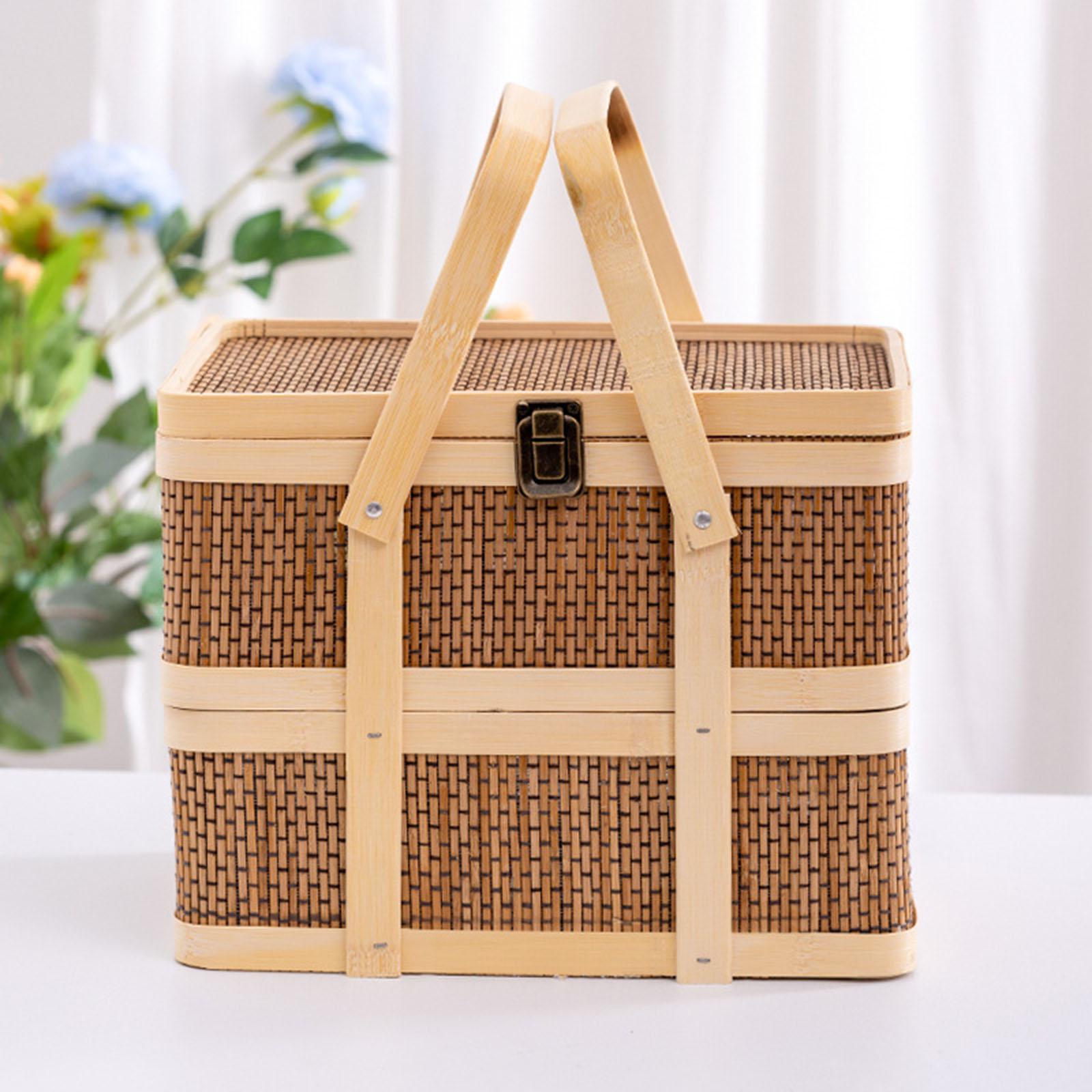 ตะกร้าปิกนิกแบบสาน, ตะกร้าเก็บ - Snacks Food Gift Baskets บทวิจารณ์และราคา