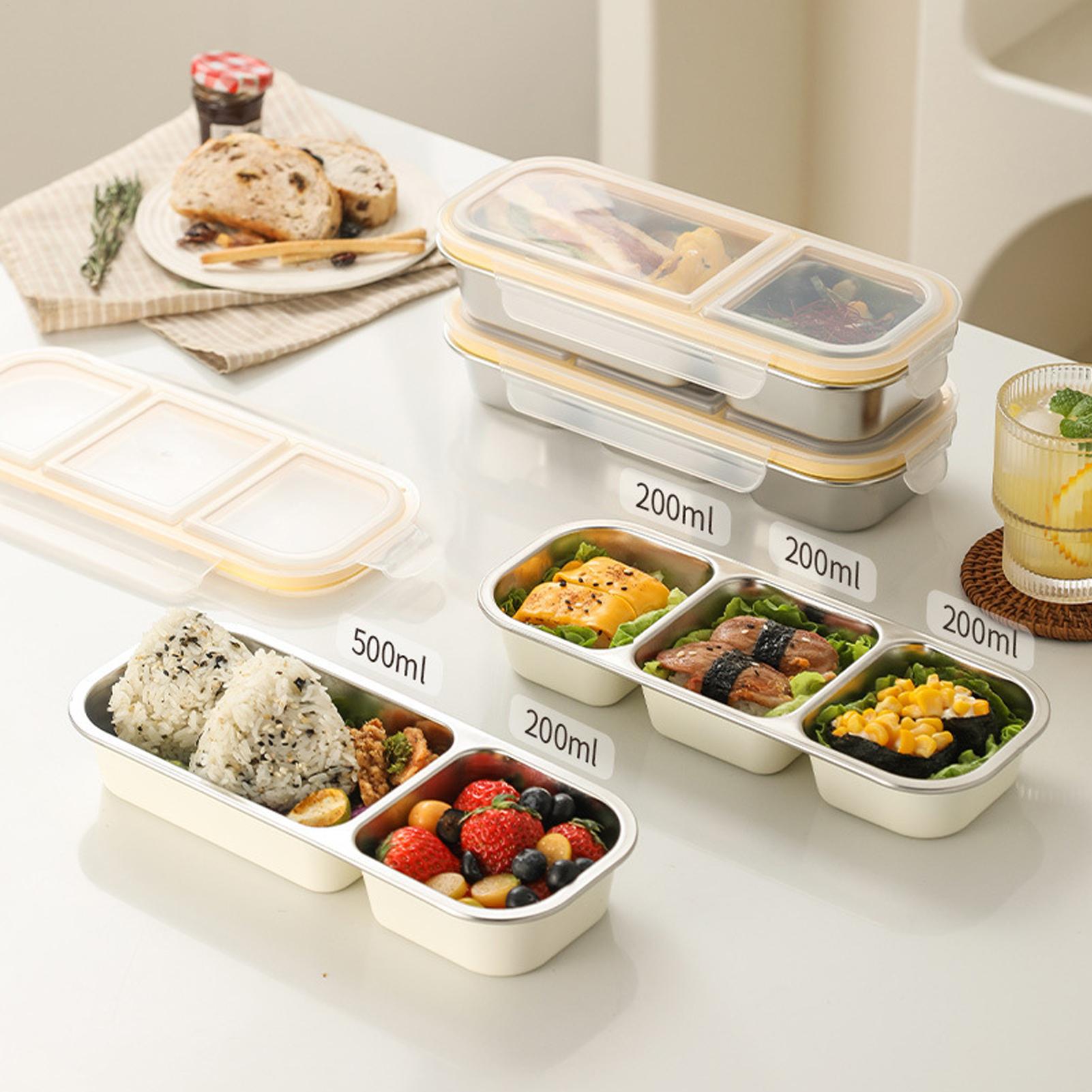 กล่องขนมสแตนเลส กล่องใส่ขนมกัน - Food Snacks For School บทวิจารณ์และราคา