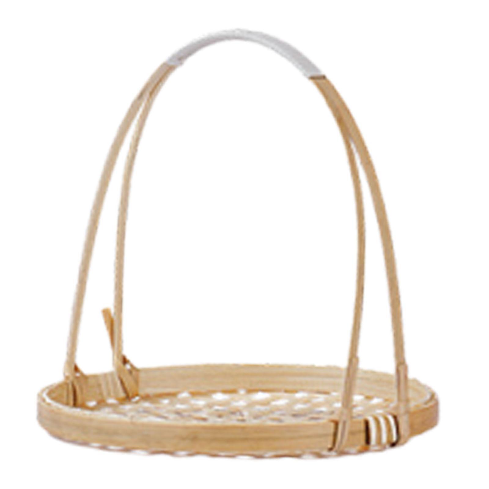 ถาดใส่ของว่างแบบตะกร้าสานไม้ไผ - Snacks Food Gift Baskets บทวิจารณ์และราคา