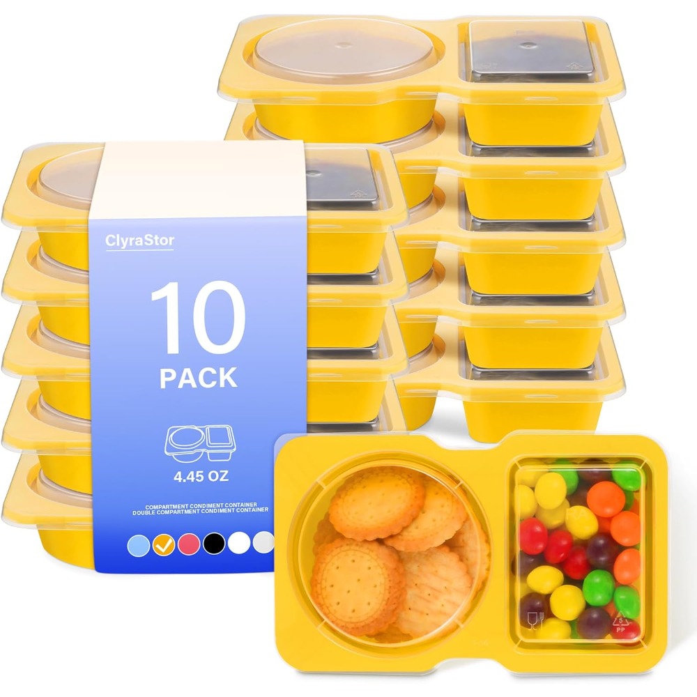 ภาชนะพลาสติกใส่อาหารแบบใช้แล้ว - Food Snacks For Kids Party บทวิจารณ์และราคา