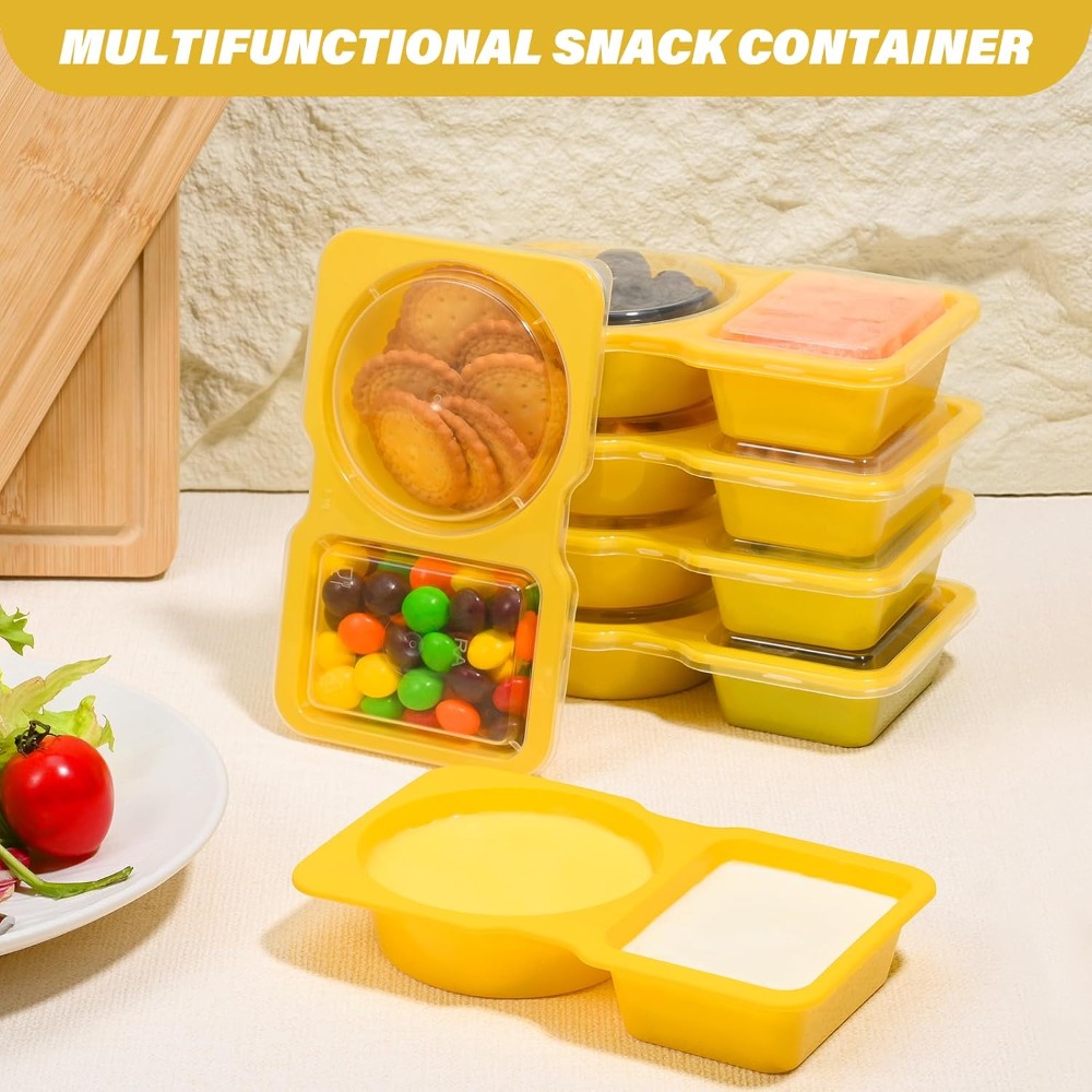 ภาชนะพลาสติกใส่อาหารแบบใช้แล้ว - Food Snacks For Kids Party บทวิจารณ์และราคา