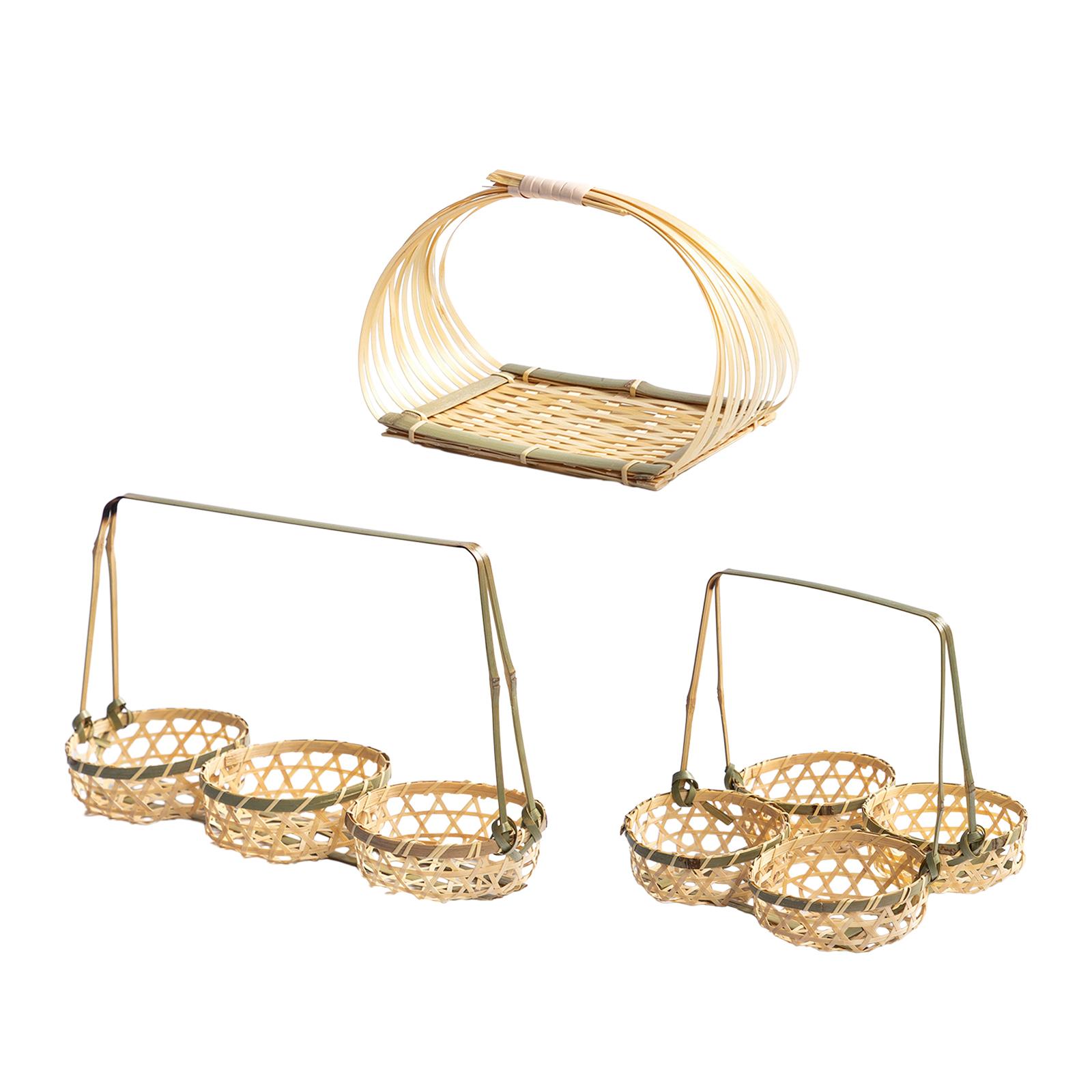 ตะกร้าสานสำหรับปิกนิก ถาดเสิร์ - Snacks Food Gift Baskets บทวิจารณ์และราคา