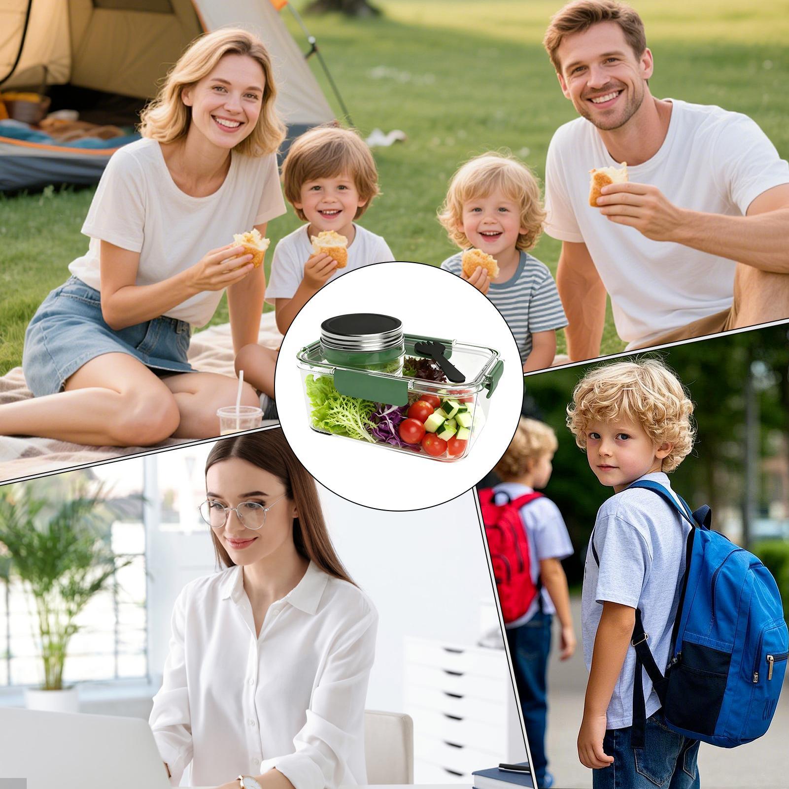 กล่องใส่สลัด 2.5 ออนซ์ กล่องเก - Food Snacks For School บทวิจารณ์และราคา
