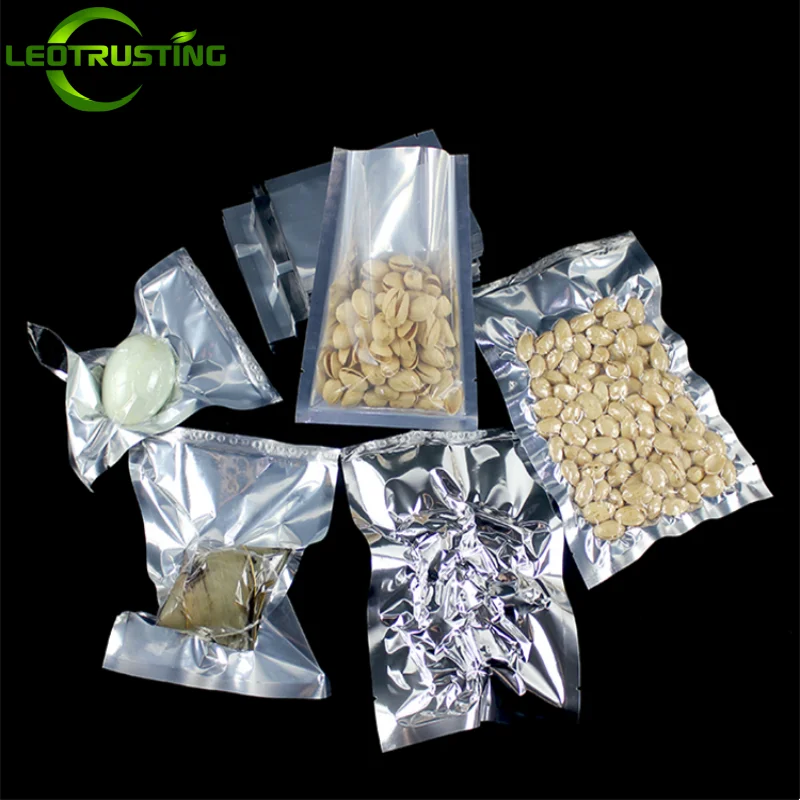 ถุงแบบแบนสีเงินเงา 100 แพ็ค -  - Food Snacks For School บทวิจารณ์และราคา