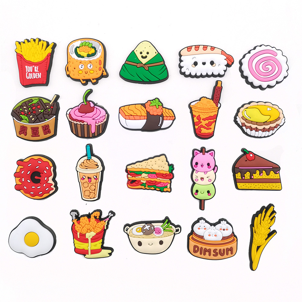 ชุดเครื่องประดับรองเท้ารูปขนม  - Food Snacks For Kids Party บทวิจารณ์และราคา