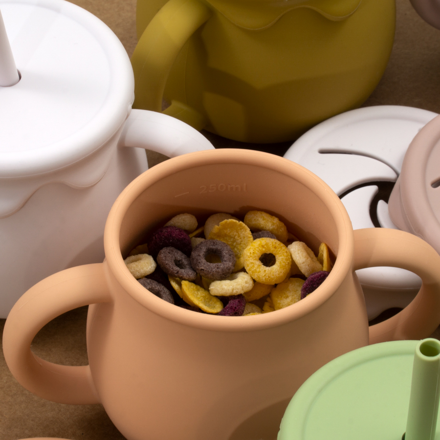 เด็กใหม่ซิลิโคนกล่องเก็บอาหารถ - Food Drink Snacks บทวิจารณ์และราคา